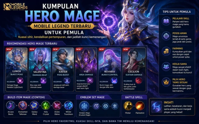Kumpulan Hero Mage Mobile Legend Terbaru