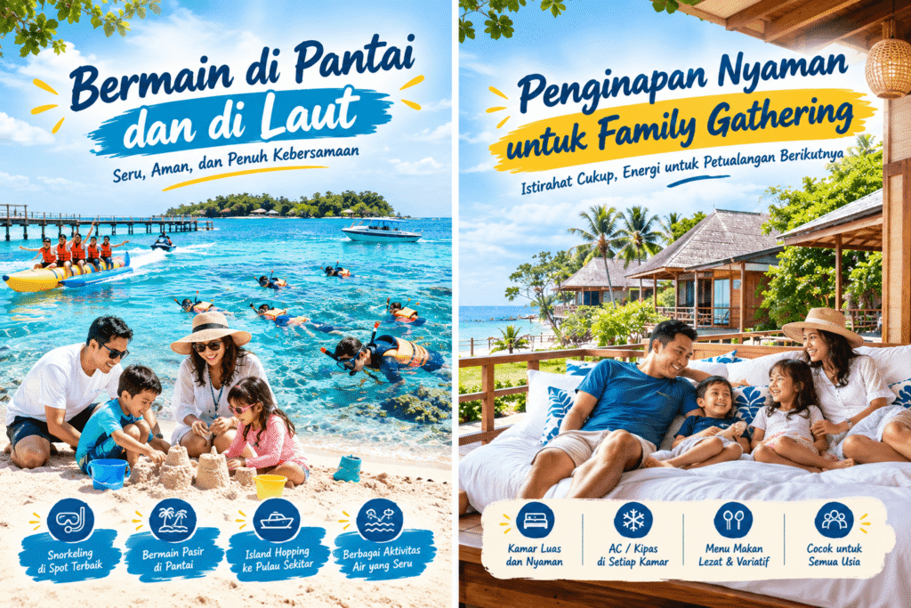 family gathering pulau seribu jakarta